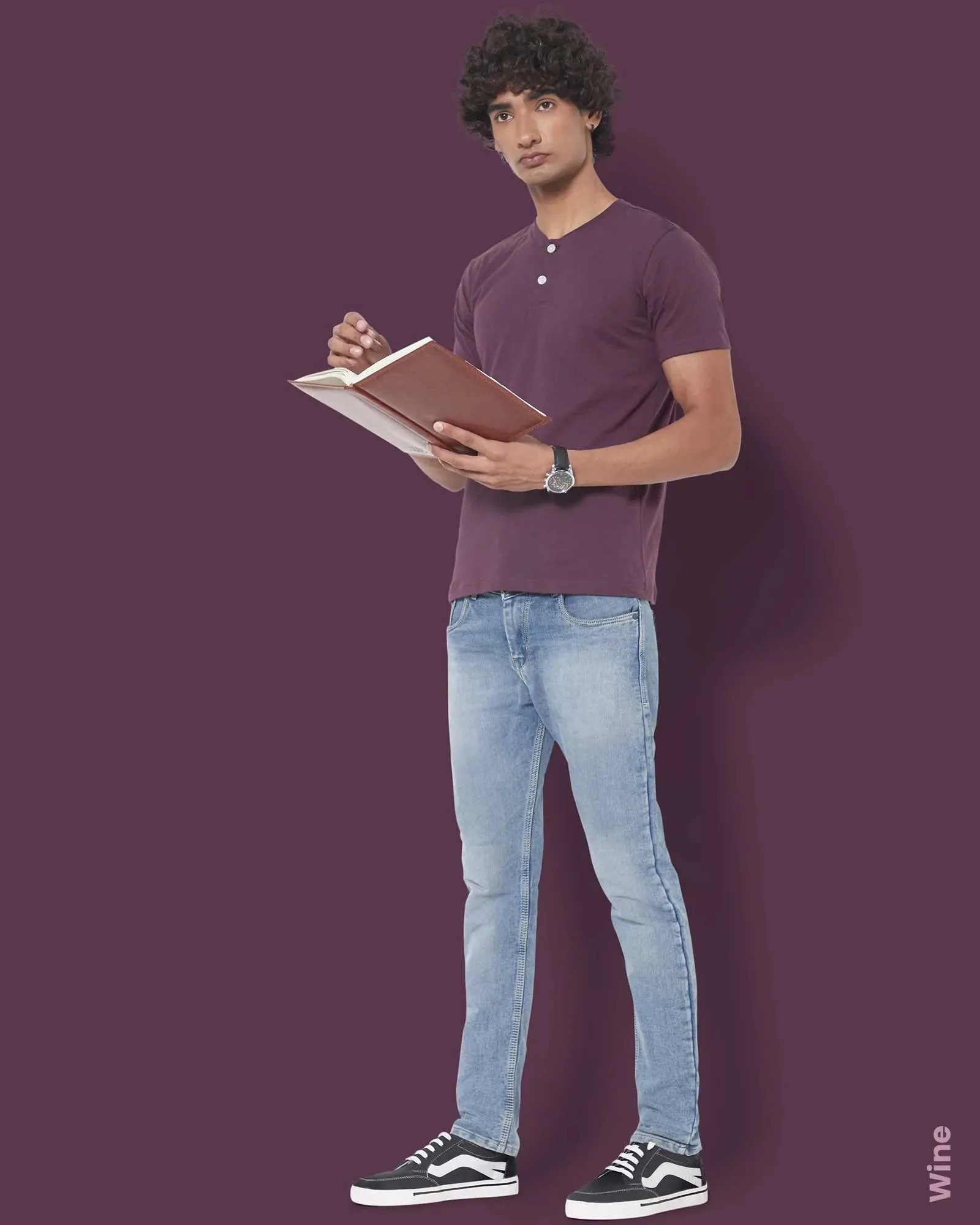 Solid Pack of 9: Henley