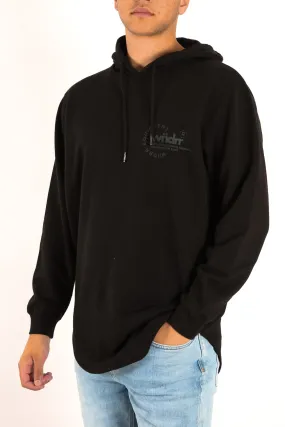 Stage Curved Hood Sweat Black