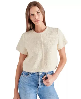 STE  Cream Addie Tweed Top
