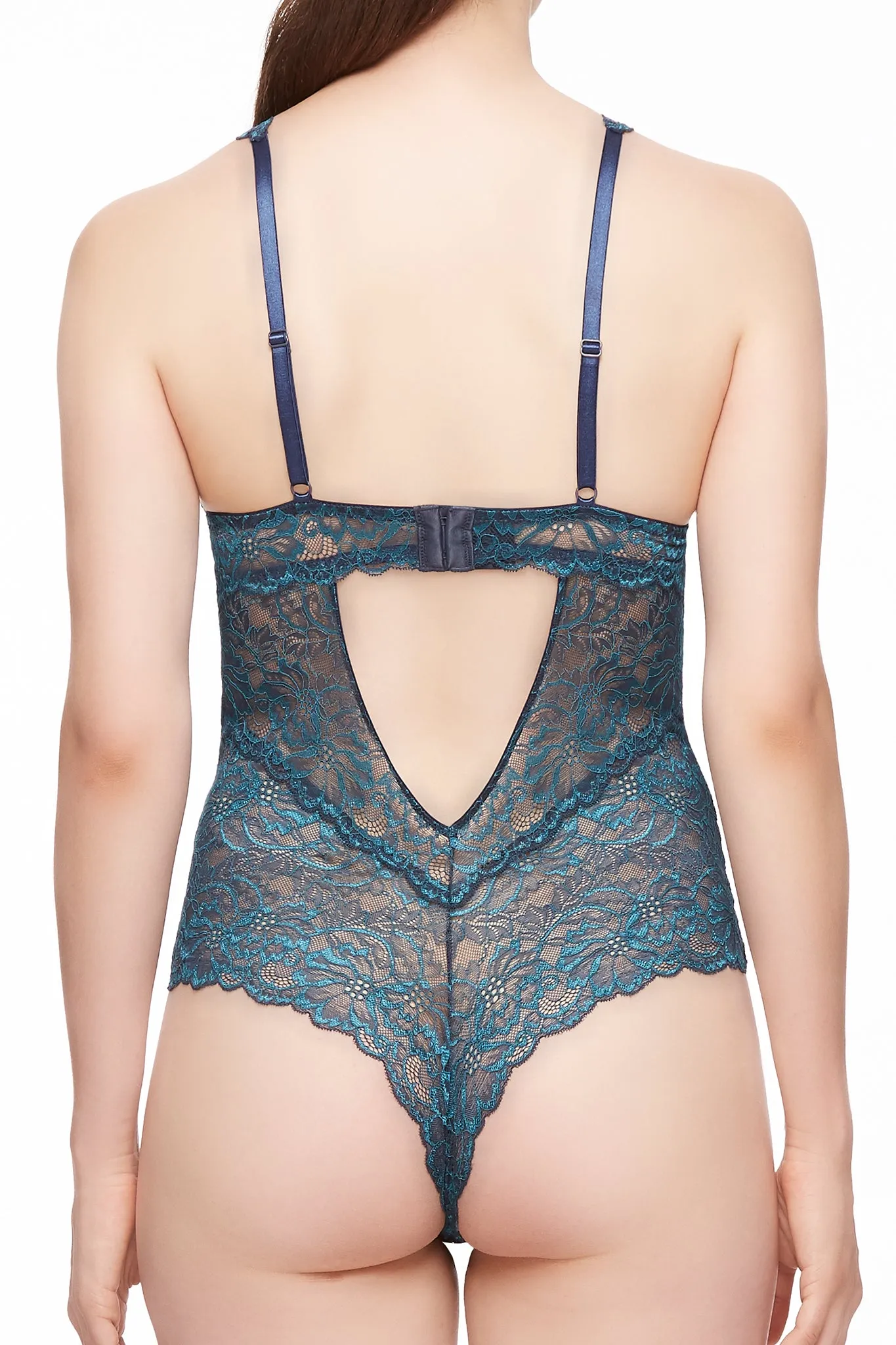 Stone/ Oceanview Cheekini Bodysuit