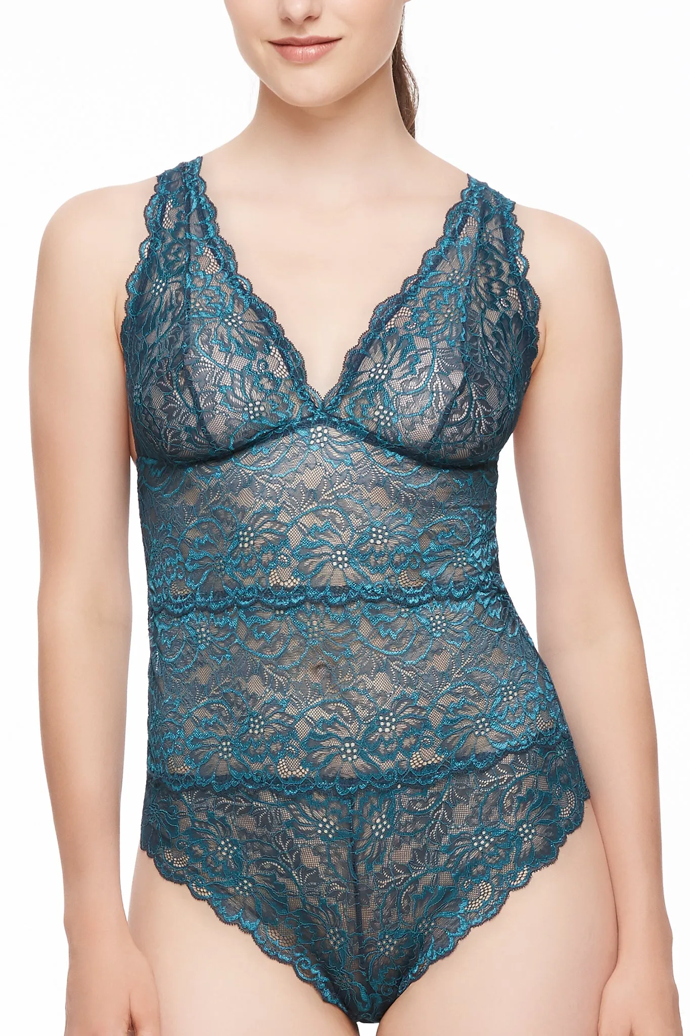 Stone/ Oceanview Cheekini Bodysuit