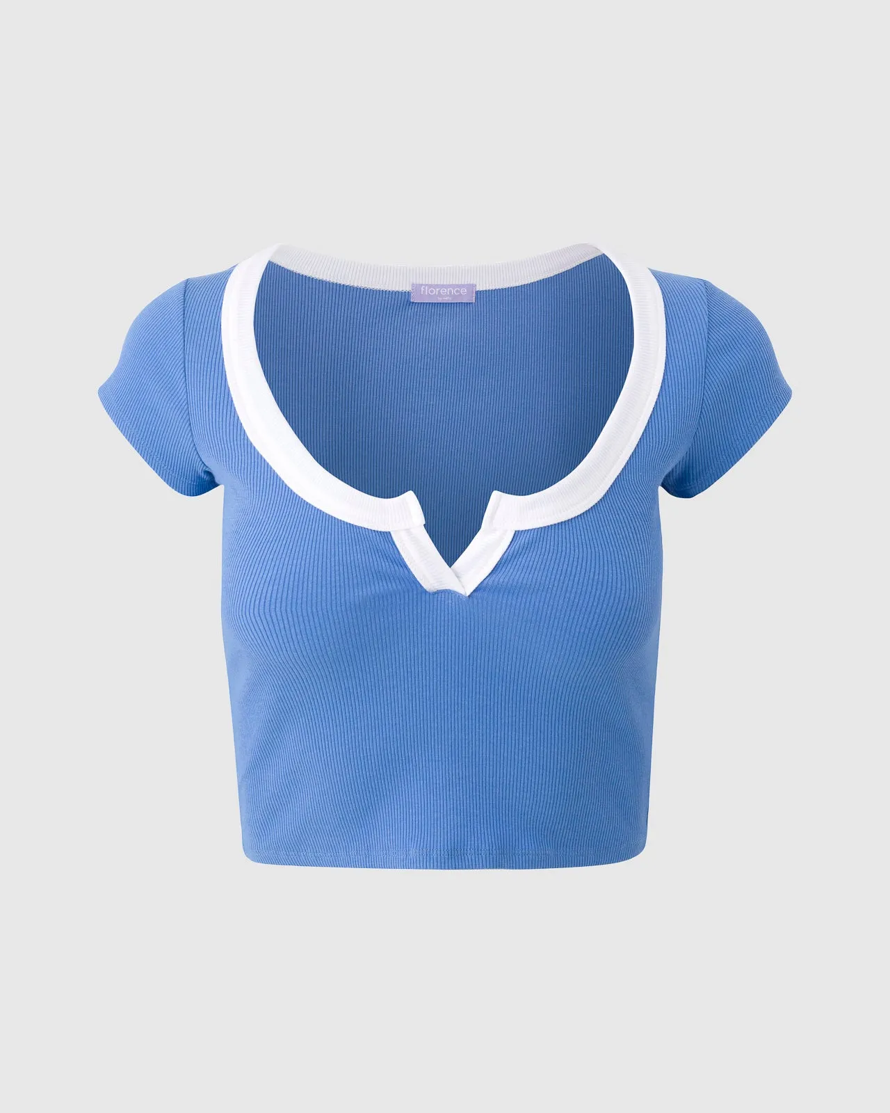 Sunburst Rib Henley Tee