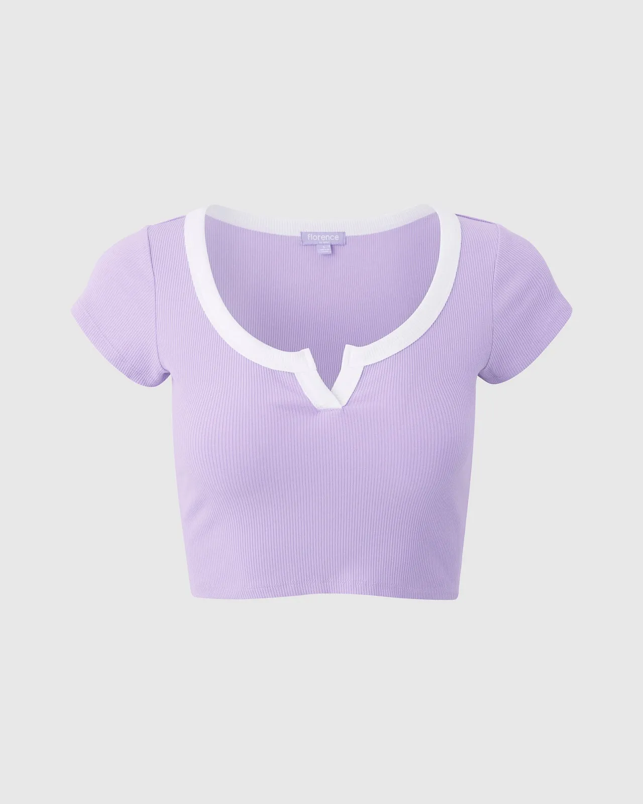 Sunburst Rib Henley Tee