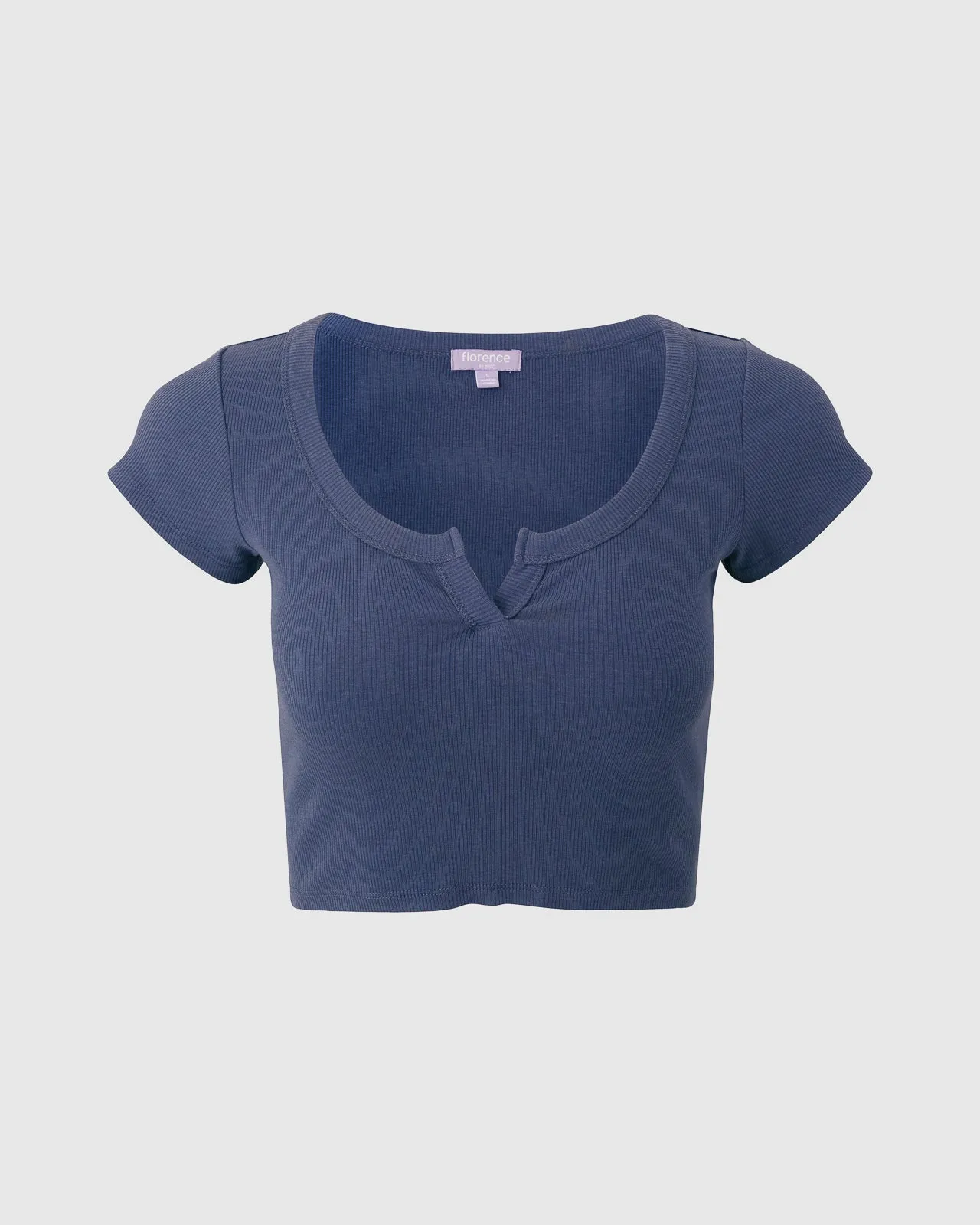 Sunburst Rib Henley Tee