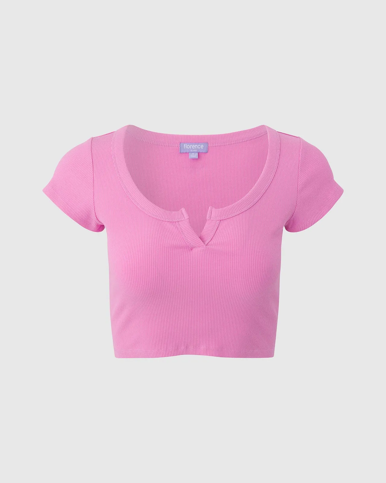 Sunburst Rib Henley Tee