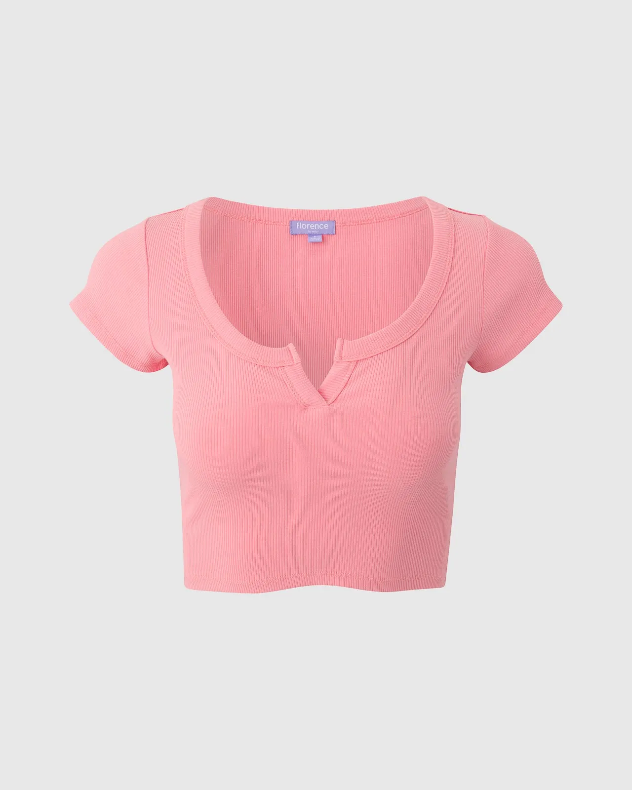 Sunburst Rib Henley Tee