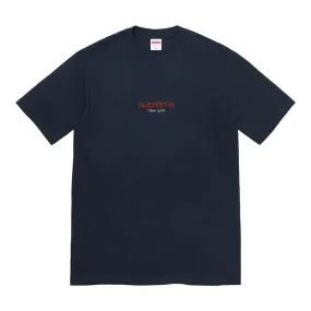 Supreme Classic Logo Tee (SS22)- Navy