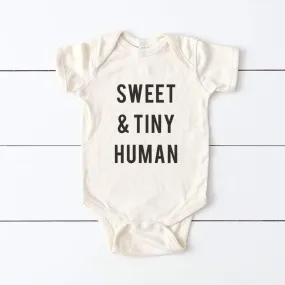 Sweet and Tiny Human Baby Bodysuit