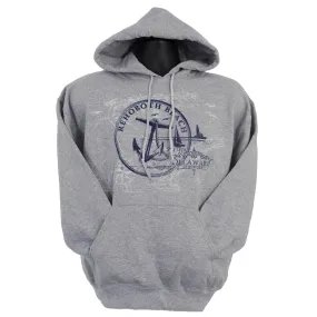 SWRB02G Hooded Sweatshirt - Rehoboth Beach Anchor GREY