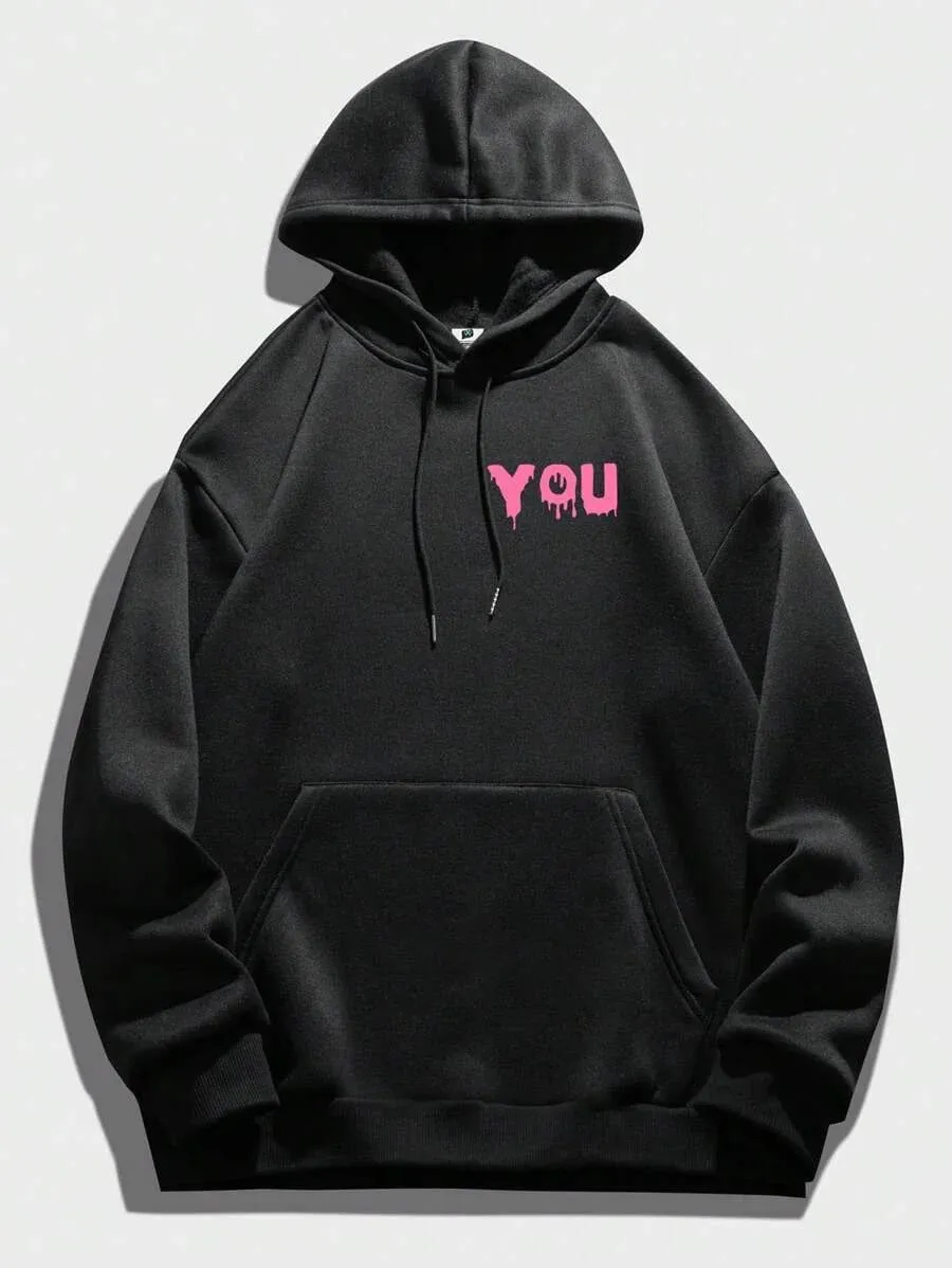 SXV  'no you hang up’ Printed Cool Aesthetic Sweatshirt Hoodie