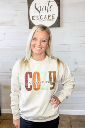 Tan Cozy Season Sweatshirt
