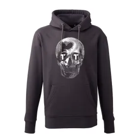 Tenacious 'Sillouette Skull' Charcoal Hoody