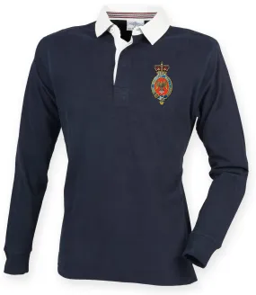 The Blues and Royals Premium Superfit Embroidered Rugby Shirt