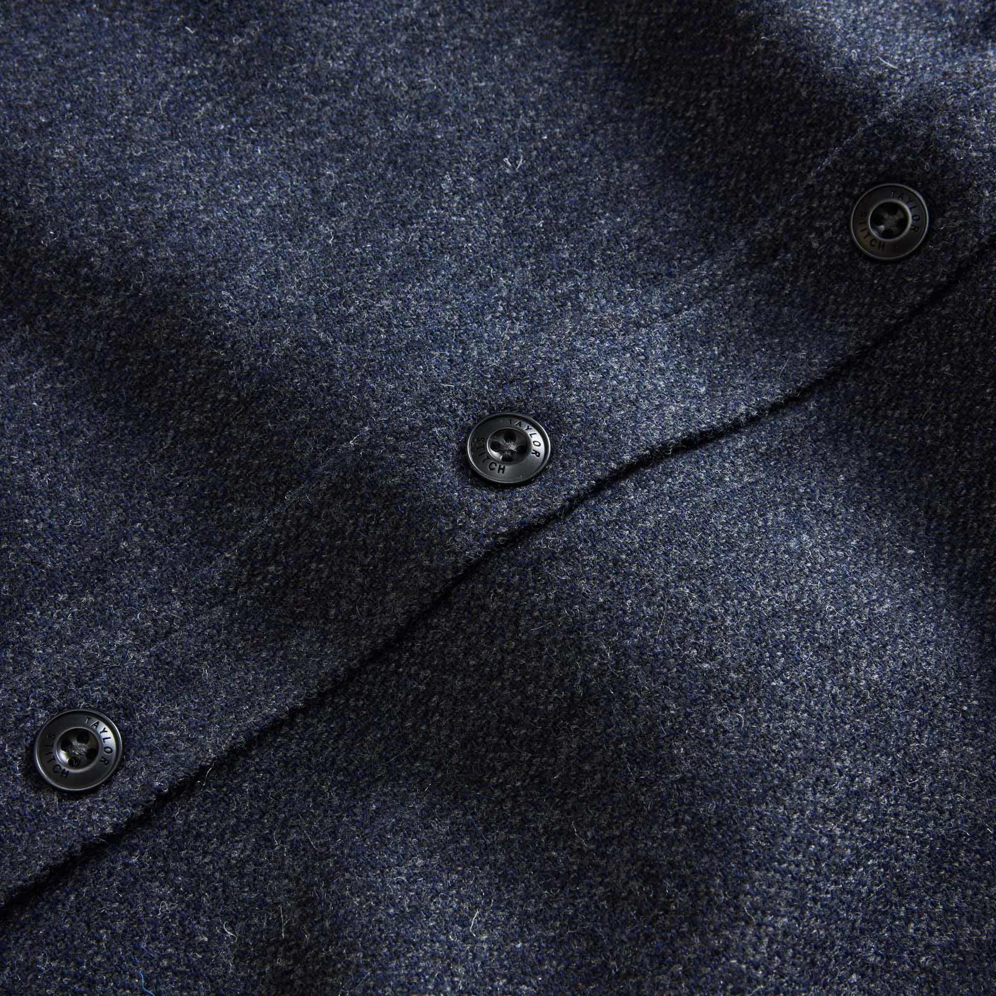 The CPO Shirt in Marine Tweed Wool