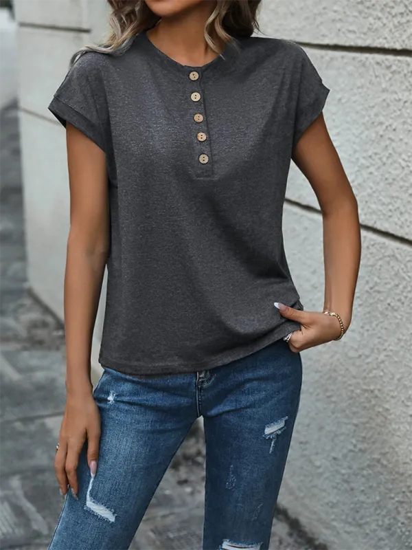 The Essential Henley T-Shirt for Women
