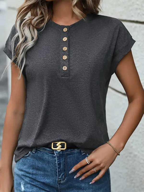 The Essential Henley T-Shirt for Women