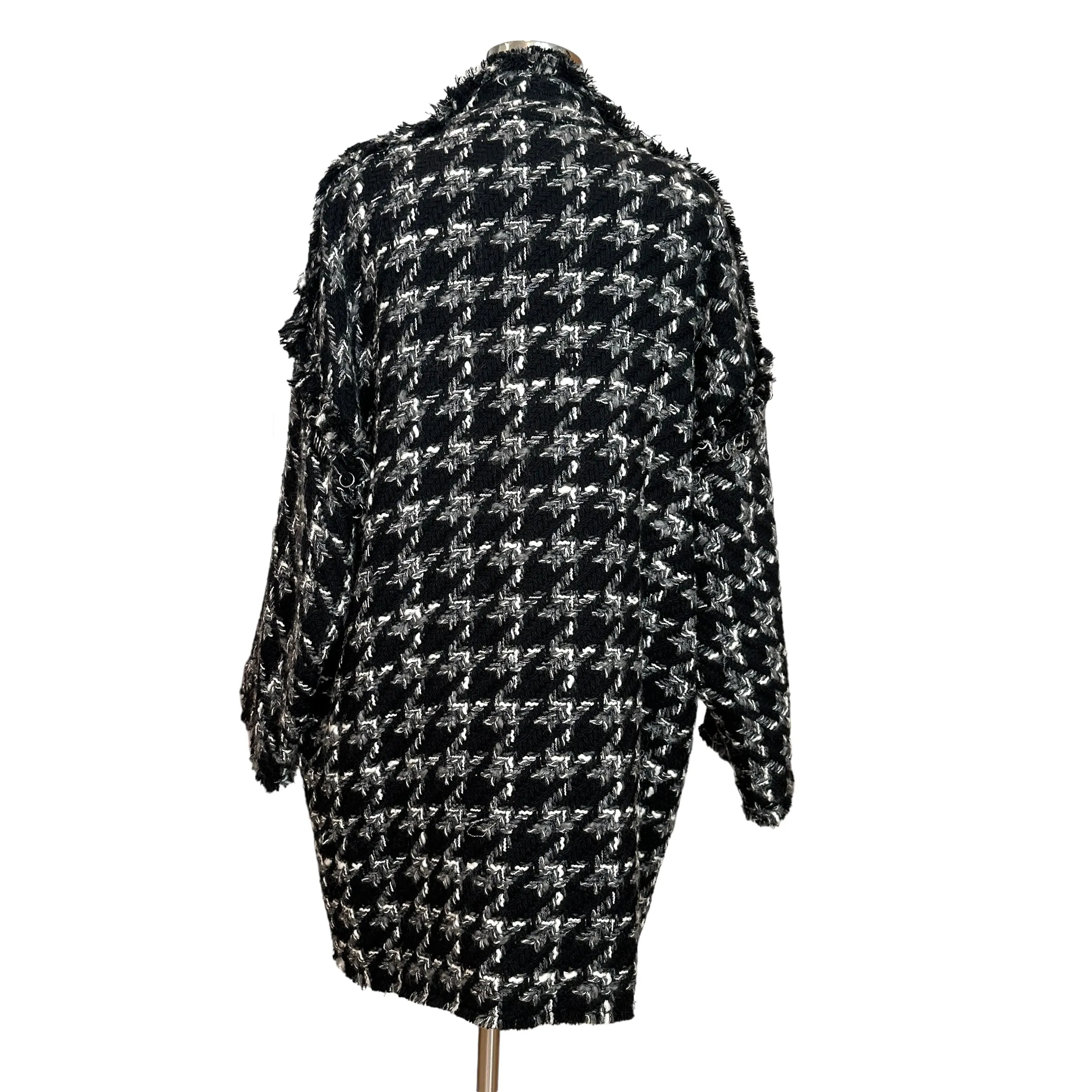 Tweed Jacket w/hoops - M
