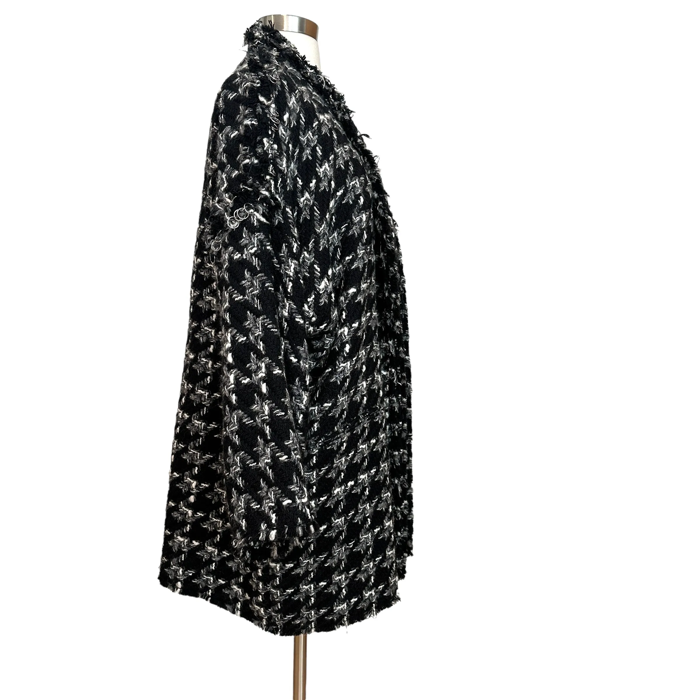Tweed Jacket w/hoops - M