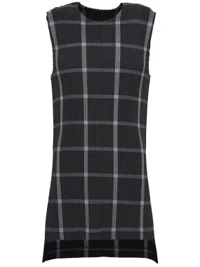 Tweed Pleats T-Shirt
