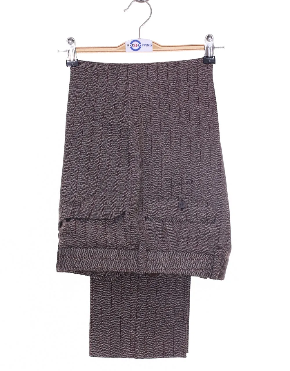 Tweed Suit | Brown Herringbone Tweed Suit