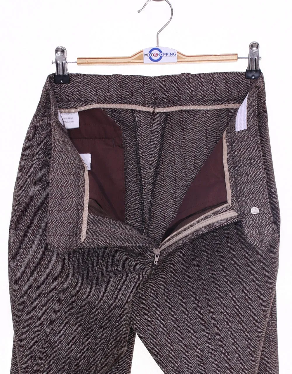 Tweed Suit | Brown Herringbone Tweed Suit