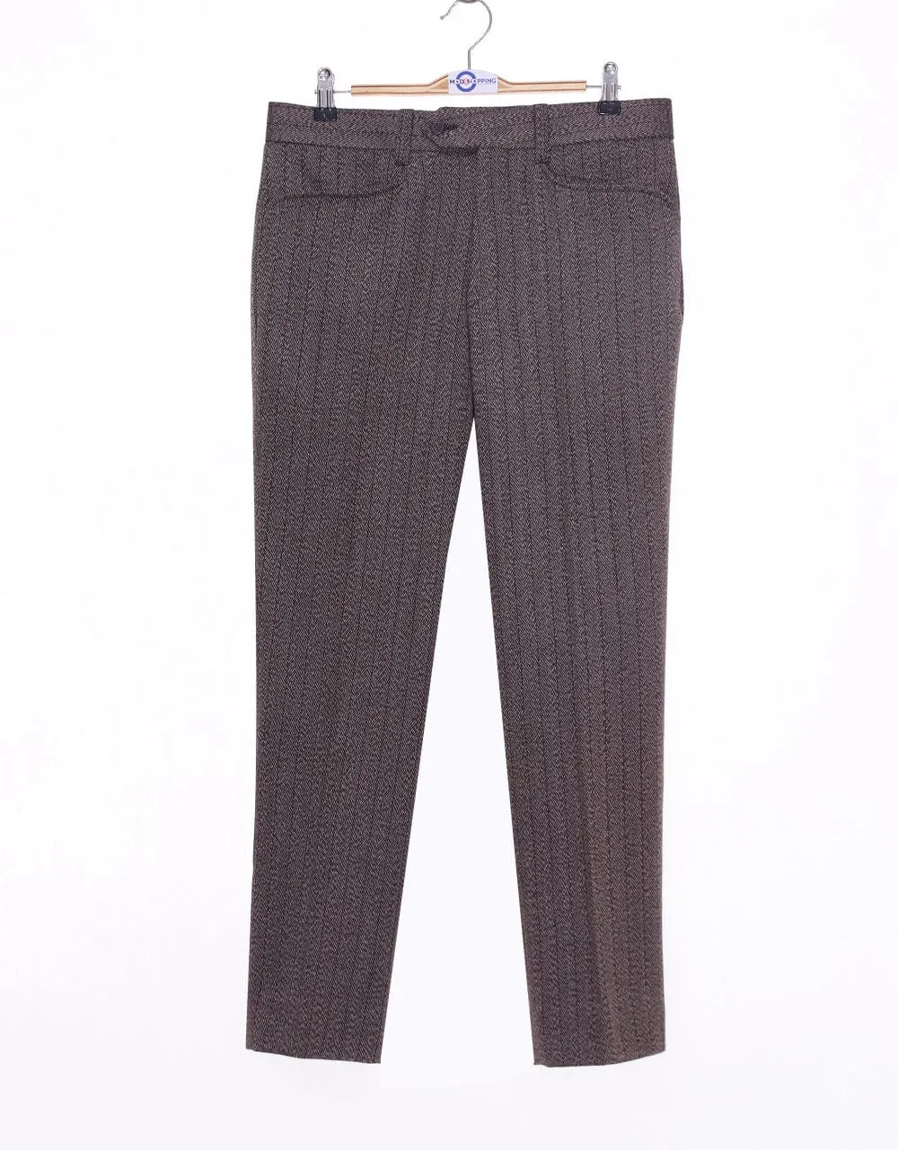 Tweed Suit | Brown Herringbone Tweed Suit