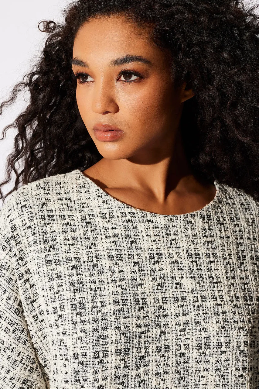 Tweed T-Shirt Dress