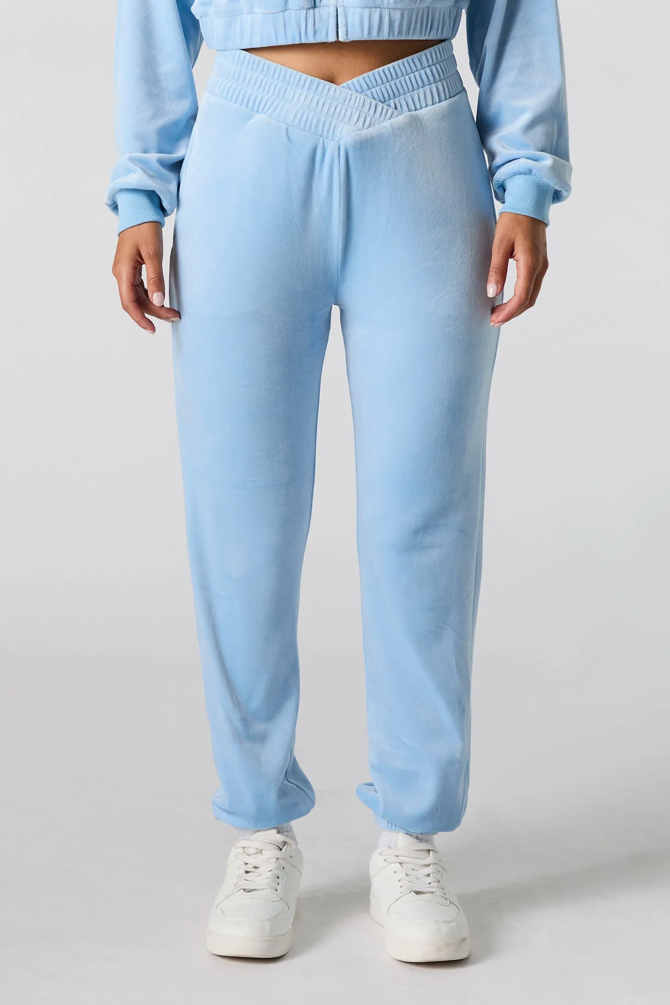 Velour V Waist Jogger