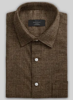 Vintage Glasgow Brown Tweed Shirt