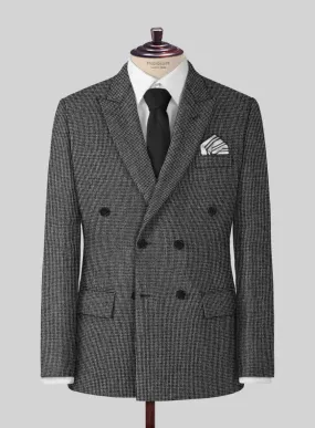 Vintage Gray Macro Weave Tweed Jacket