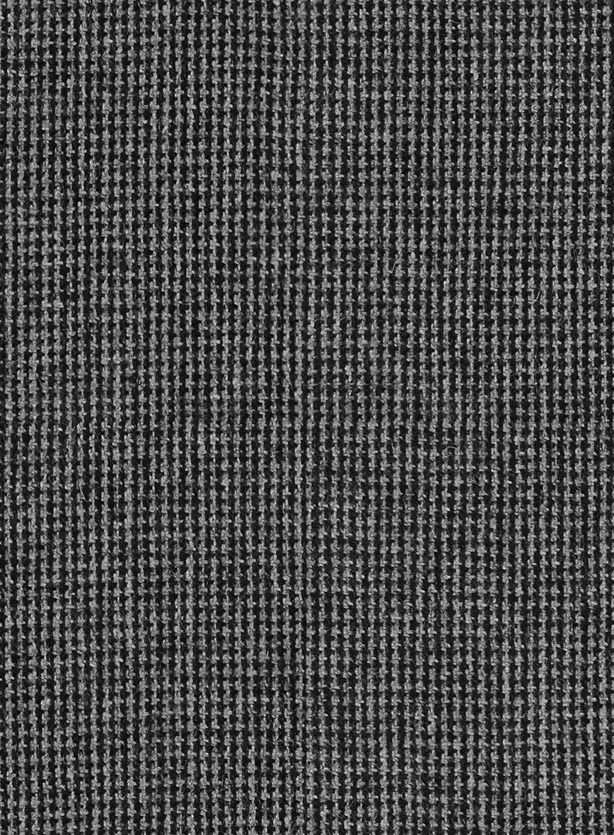 Vintage Gray Macro Weave Tweed Jacket
