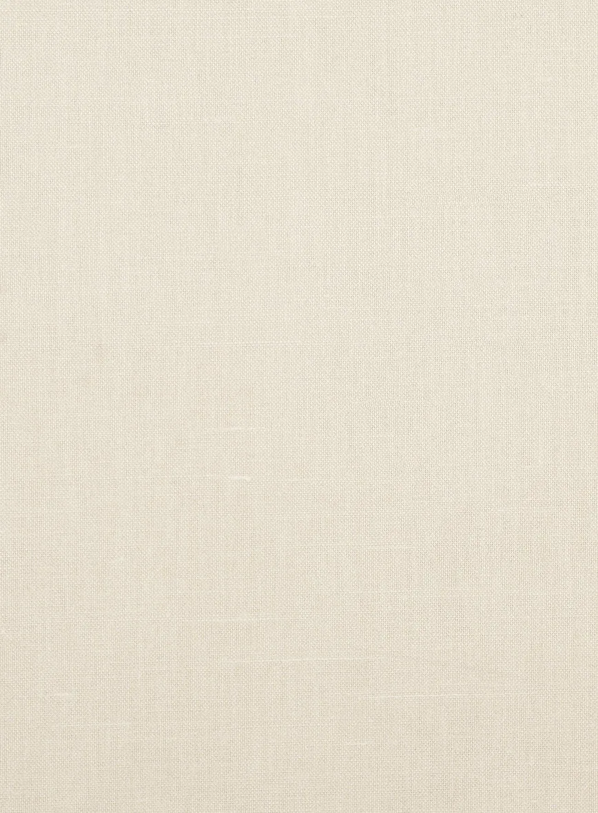 Washed Beige Cotton Linen Shirt