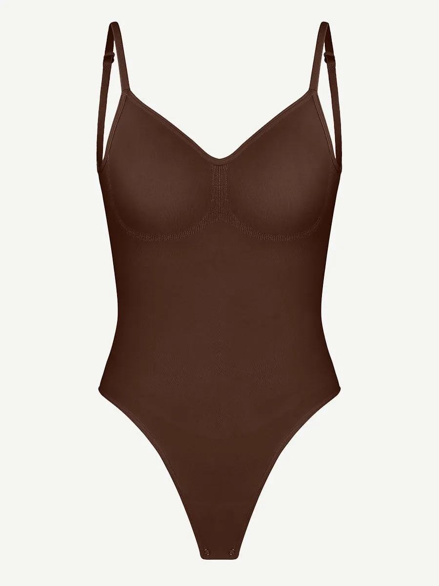 Wholesale Seamless Scultp Cover-Breast Open-Back Thong