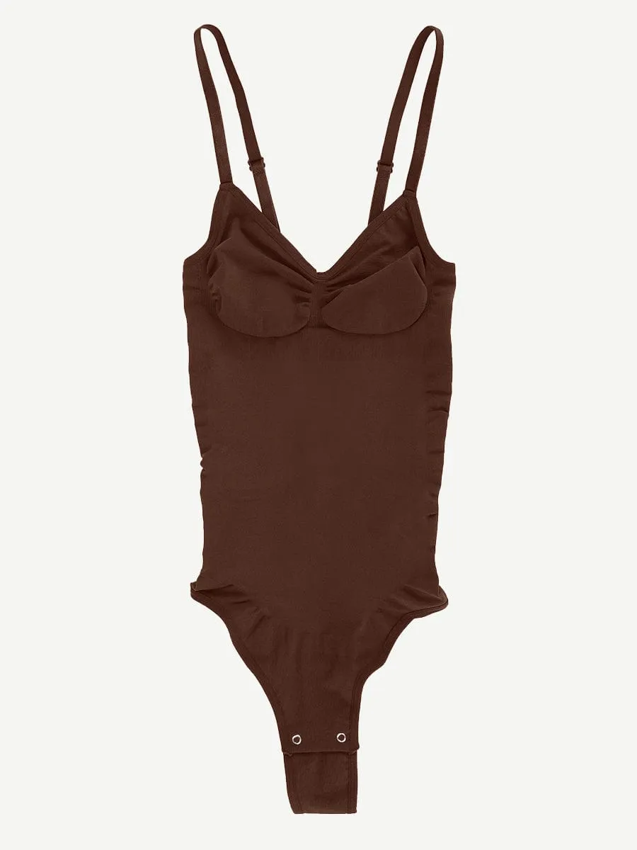 Wholesale Seamless Scultp Cover-Breast Open-Back Thong