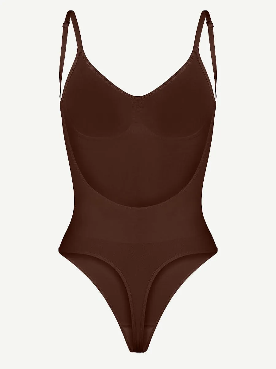 Wholesale Seamless Scultp Cover-Breast Open-Back Thong