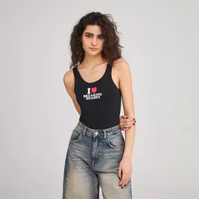 Wide Shoulder Strap Bodysuit