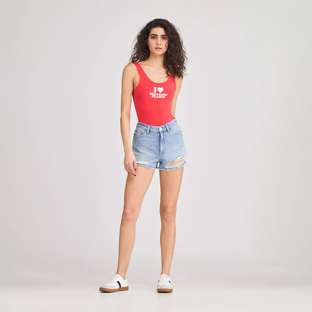 Wide Shoulder Strap Bodysuit