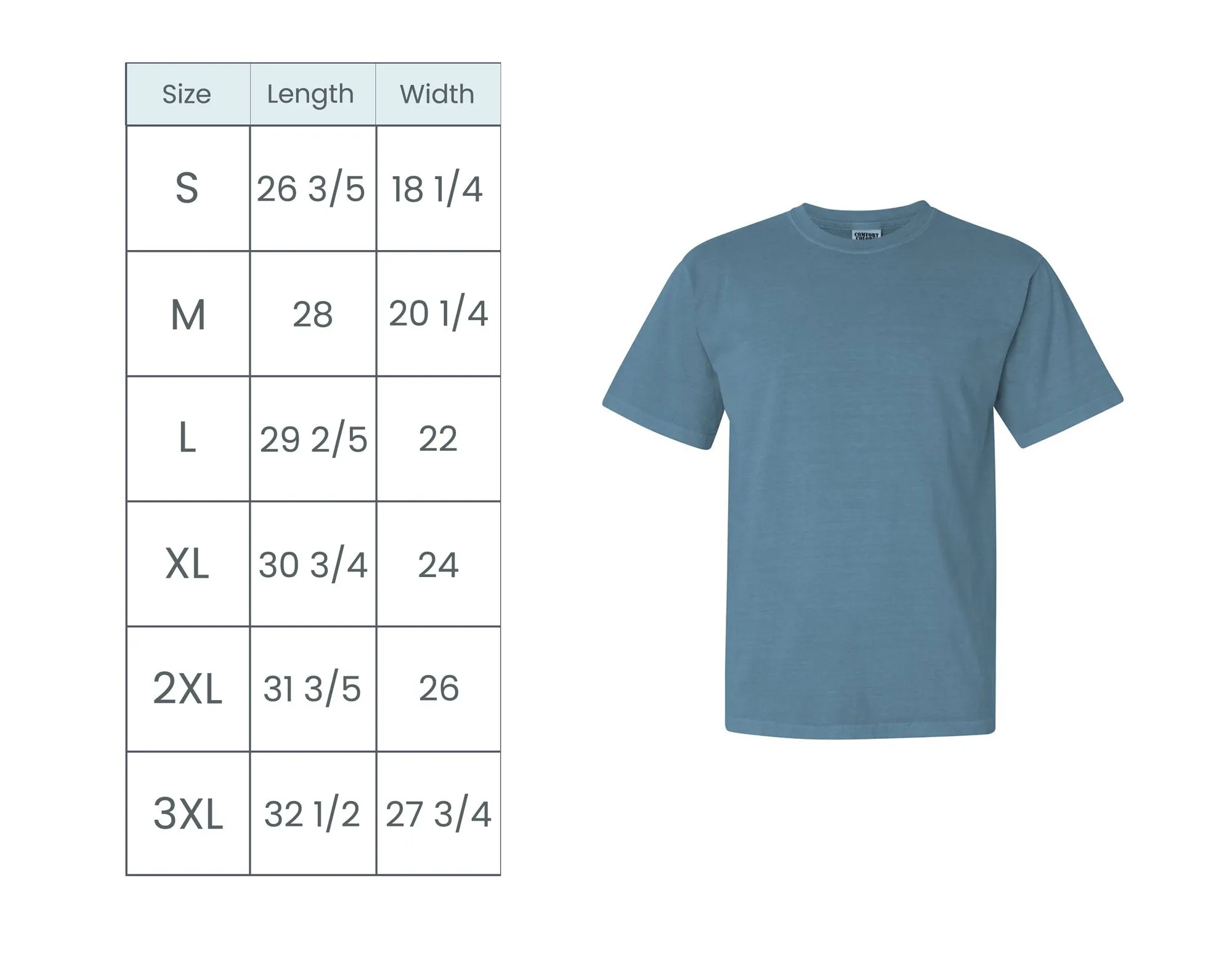 Wifey Comfort Colors T-Shirt with Curved Print