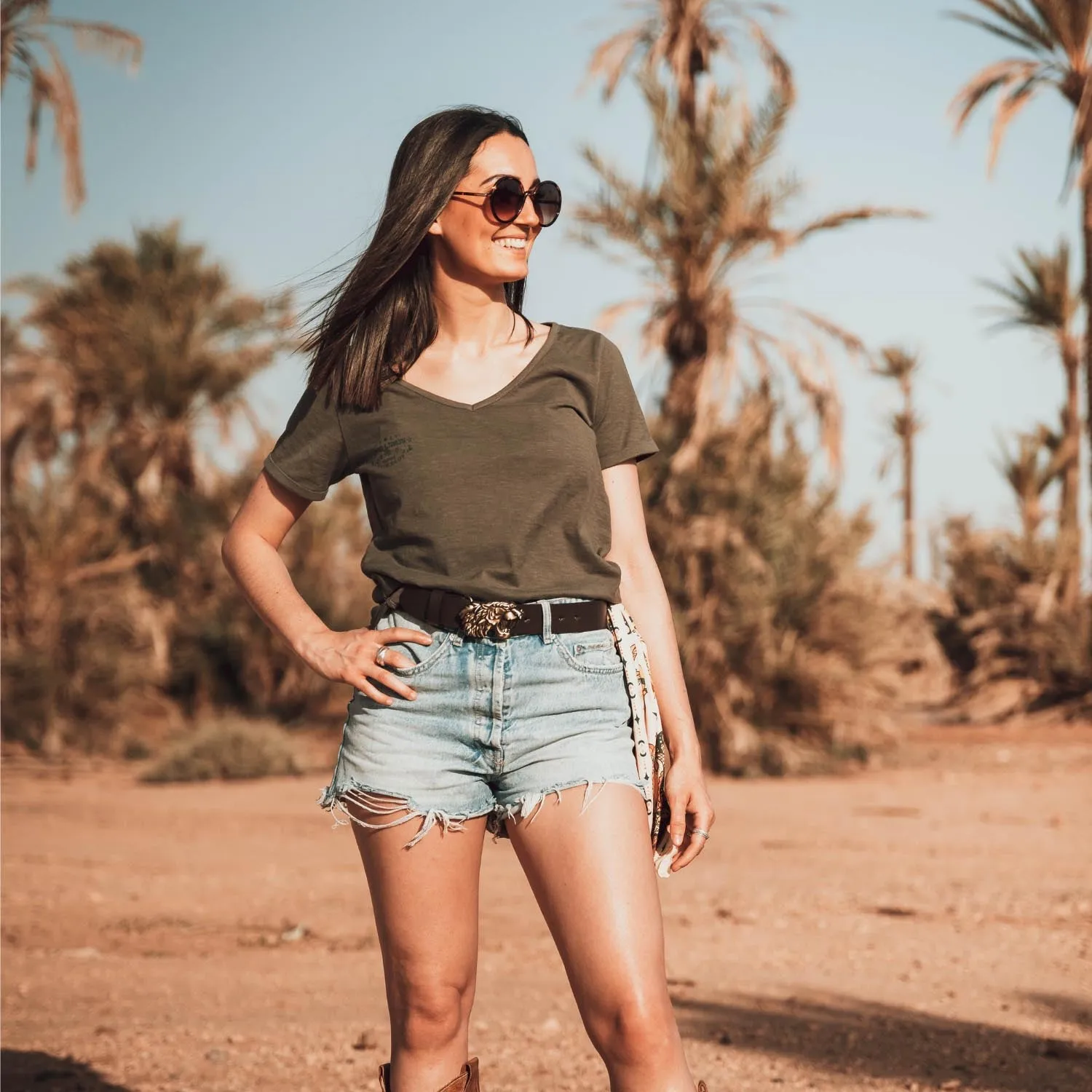 Wildust Sisters - Wild Rider T-shirt - Khaki