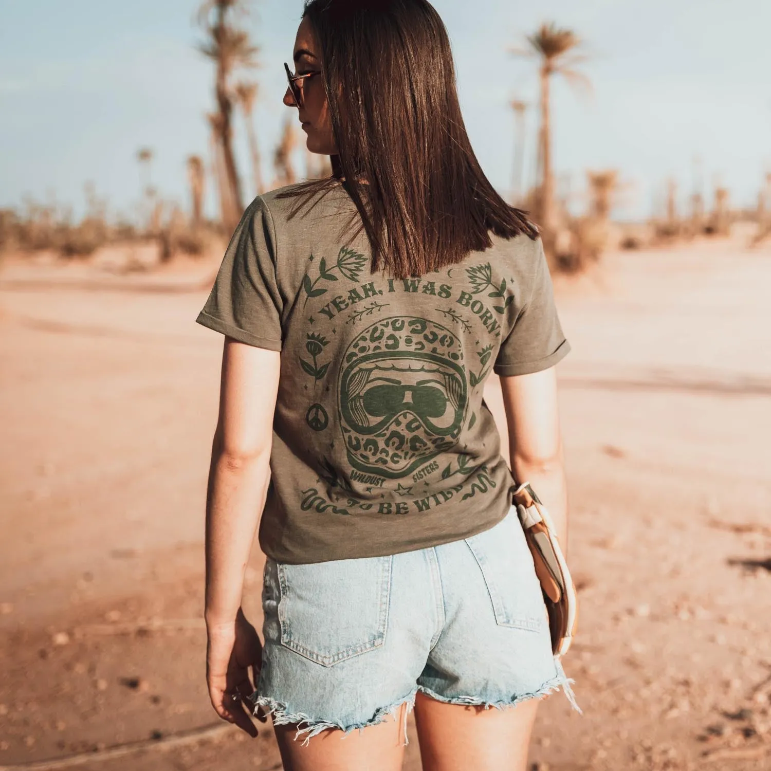 Wildust Sisters - Wild Rider T-shirt - Khaki