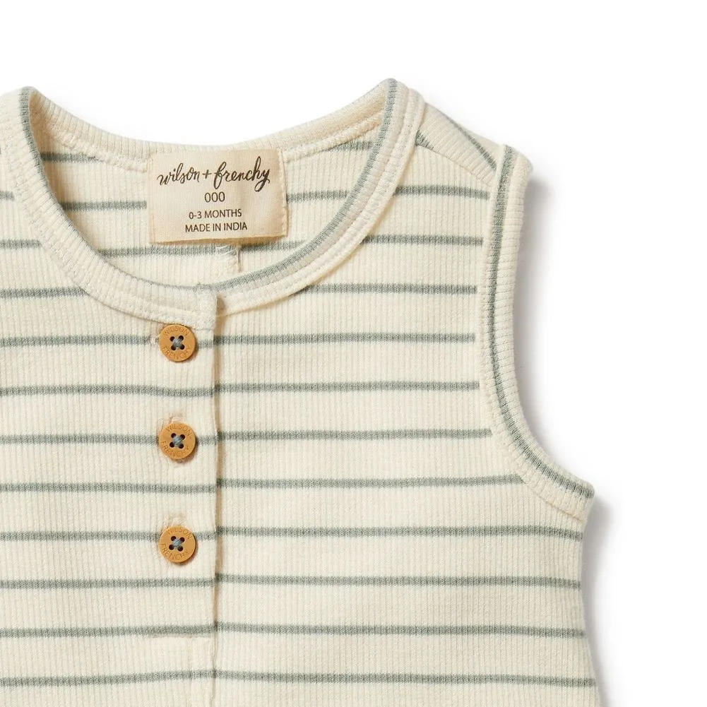 Wilson Frenchy Organic Henley Growsuit