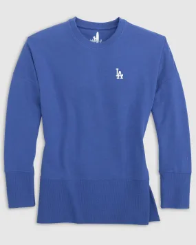 Women's Los Angeles Dodgers Britanny Crewneck Sweatshirt
