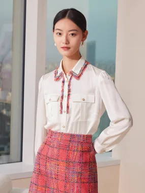 YAYING Satin Silk Shirt