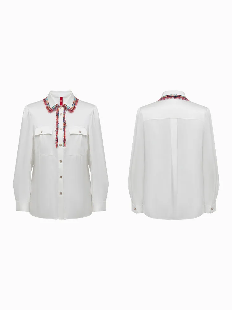 YAYING Satin Silk Shirt