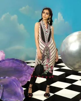 Zaha by Khadijah Shah – 1pc Lawn Collection – Leone (ZL-04B)