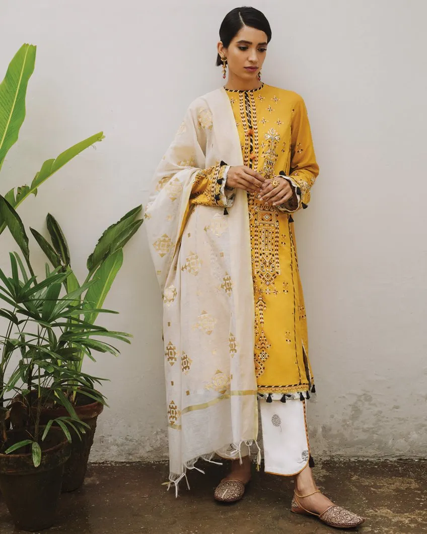 Zaha Chandni Festive Eid Lawn Collection 2019 – Roshanah (ZF2-05)