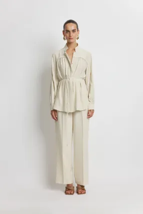 Ziba Silk Shirt - Tofu