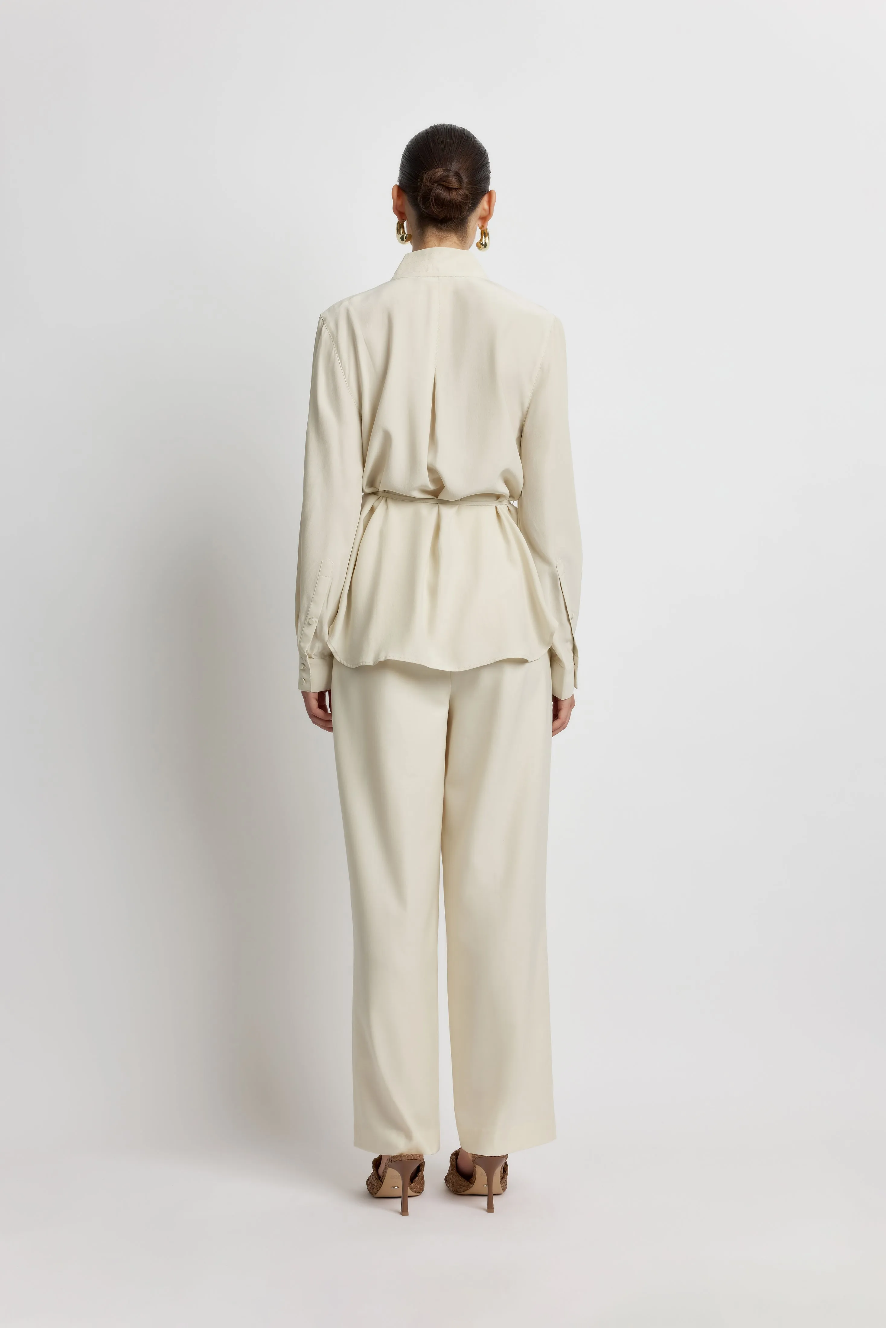 Ziba Silk Shirt - Tofu